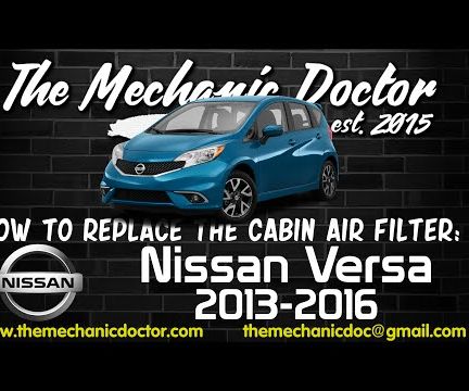 How to Replace the Cabin Air Filter : Nissan Versa 2013-2016 
