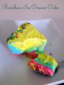Creamy Colorful Ice Cream Cake Is Ready.  ​My Little One Loves It Lot :) YUM YUM!!!!