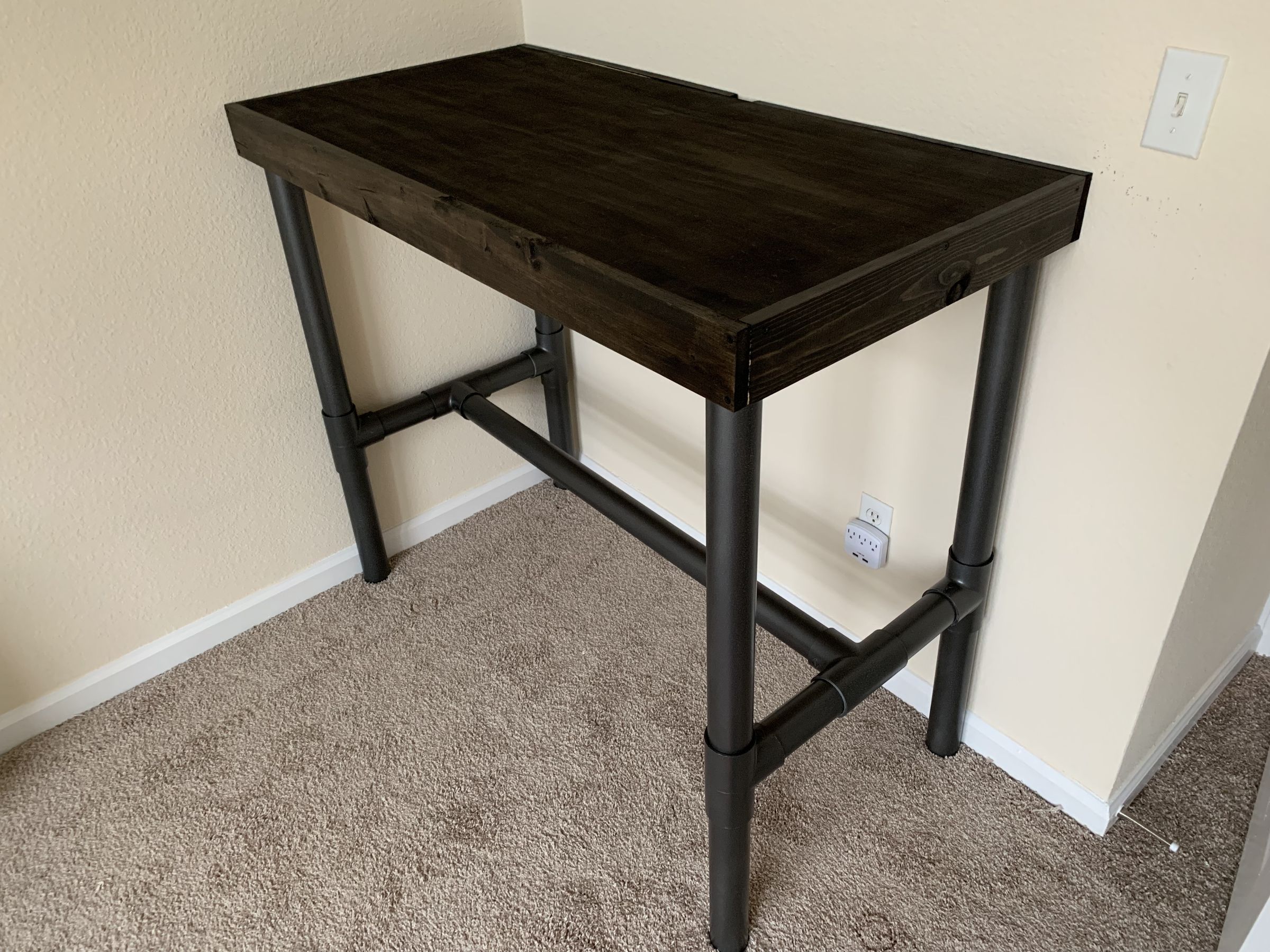 Homemade Standing Desk 11 Steps (with Pictures) Instructables