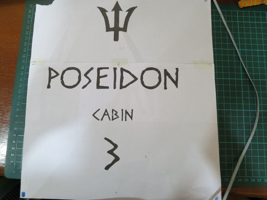 Camp Half Blood Stencil