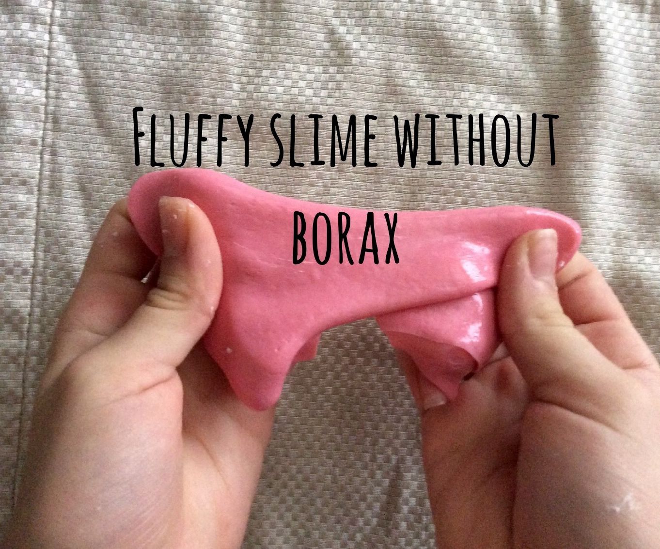 Fluffy Slime Without Borax Diy