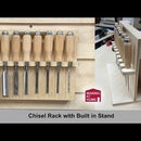 Wall Mounted Chisel Rack With Built in Stand