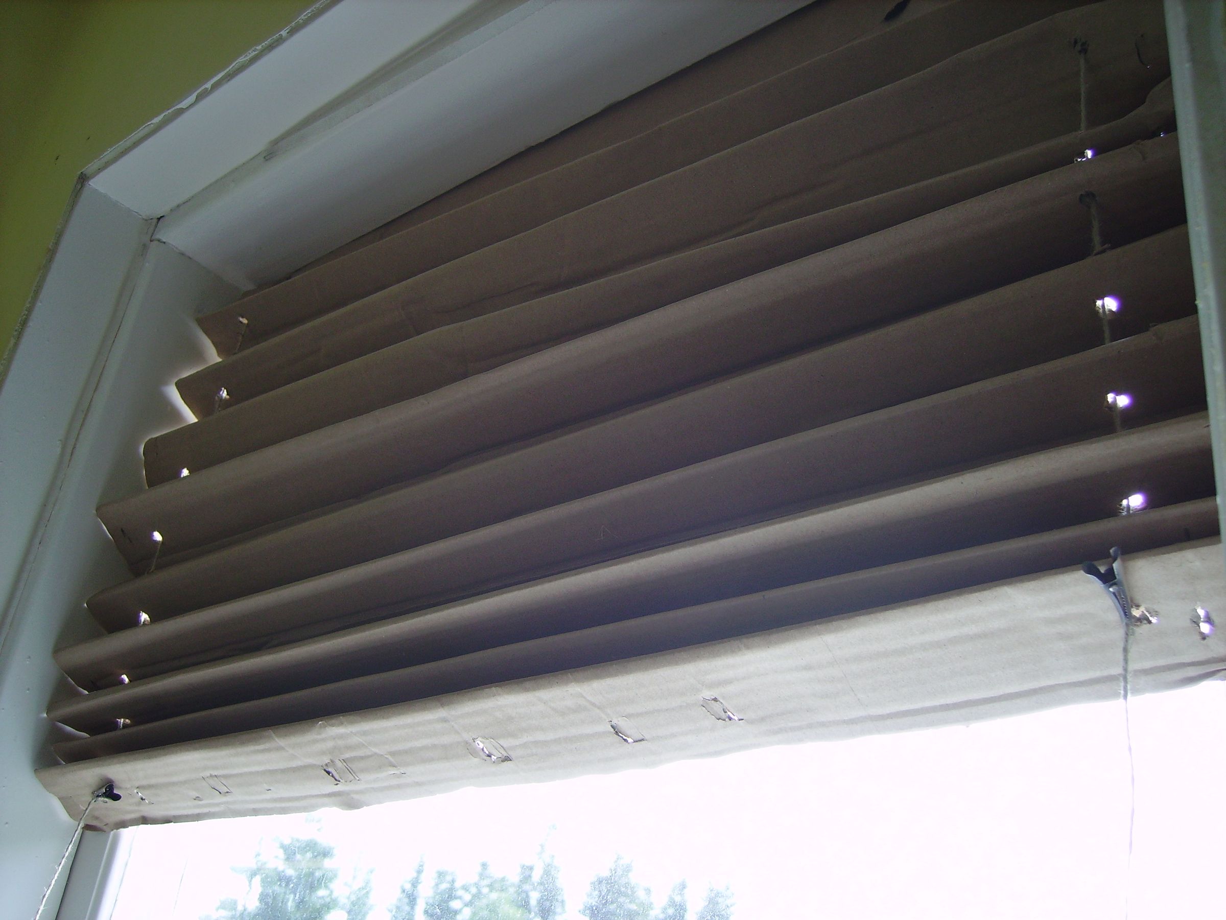 Folded Cardboard Window Blind 9 Steps (with Pictures) Instructables