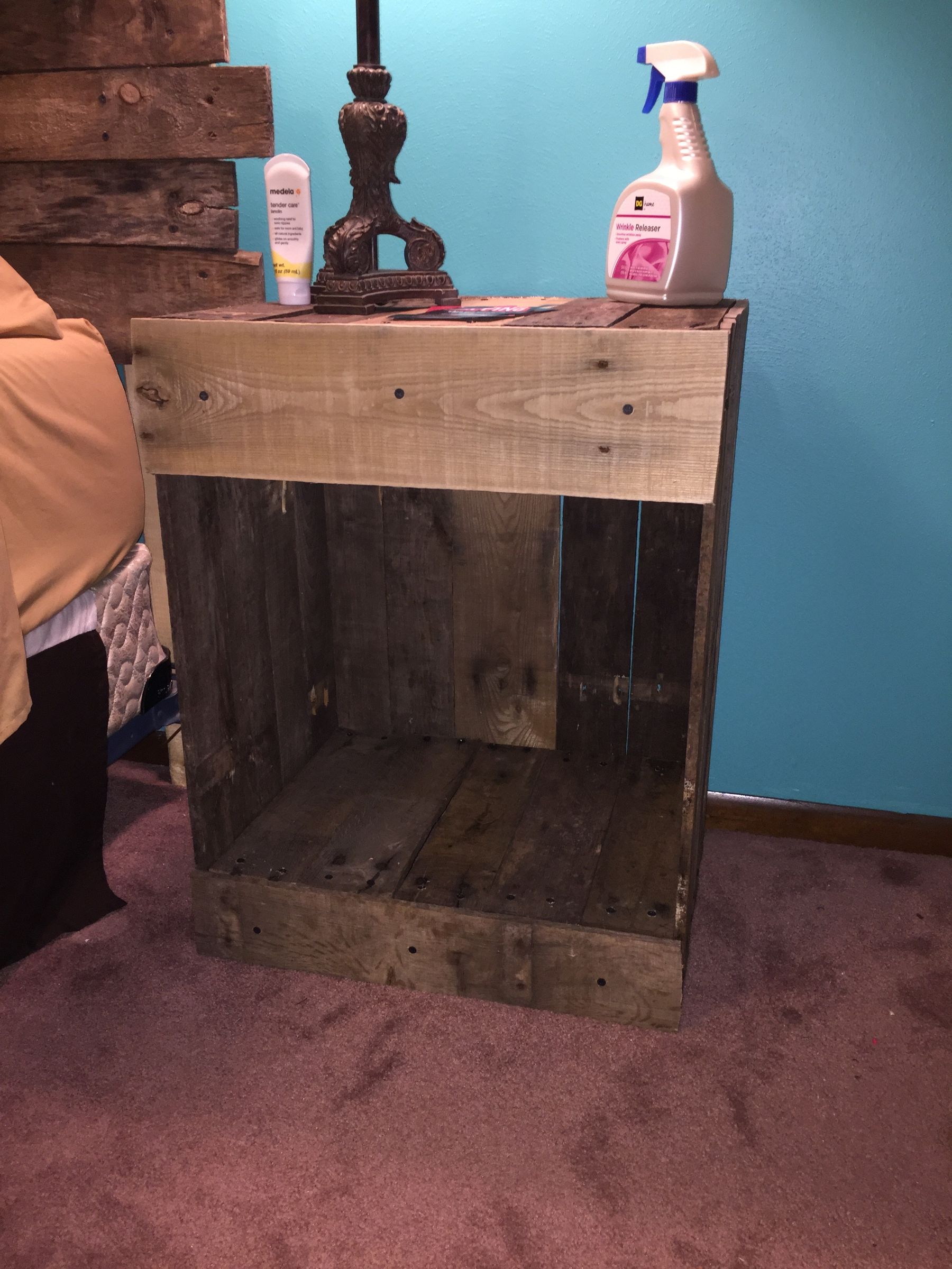 Pallet Bedside Tables