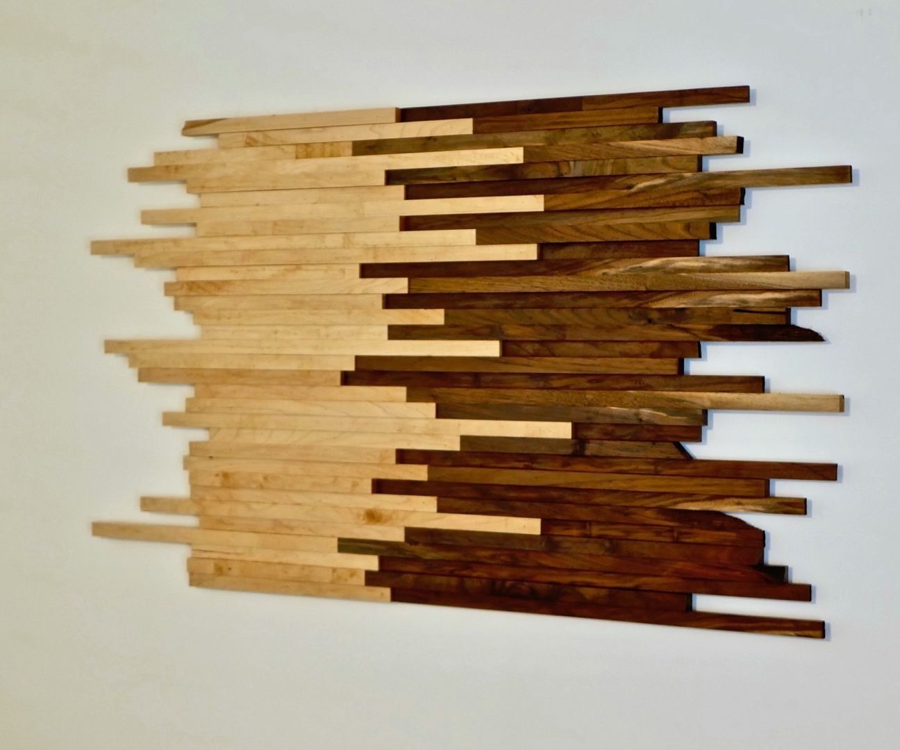 Scrap Wood Wall Art Made From Walnut & Maple | How to Build