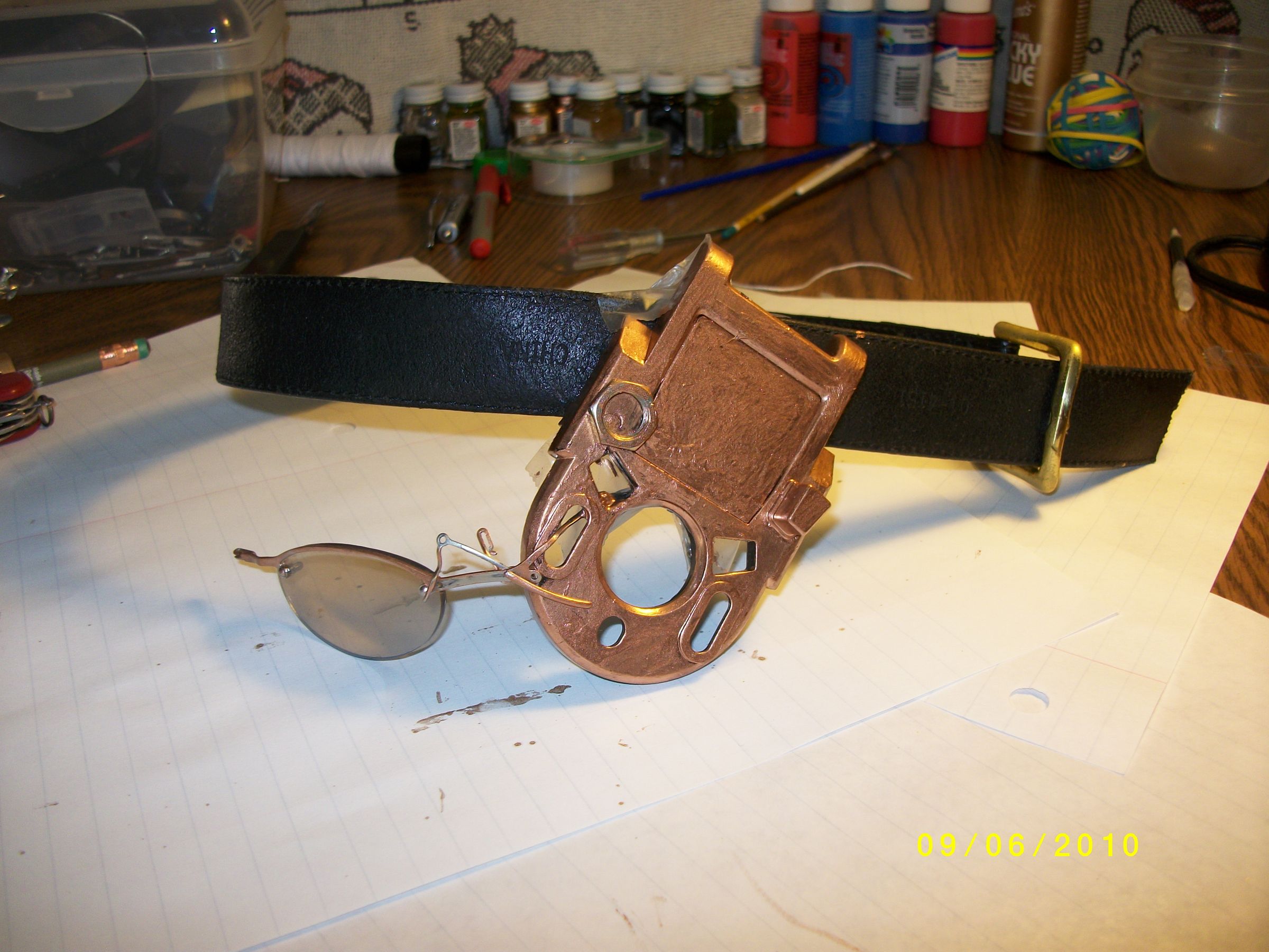 Steampunk-ish Tech Support Eyepiece V1