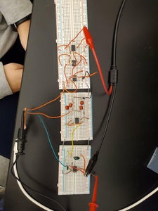 ECG Filter With Blinking LED