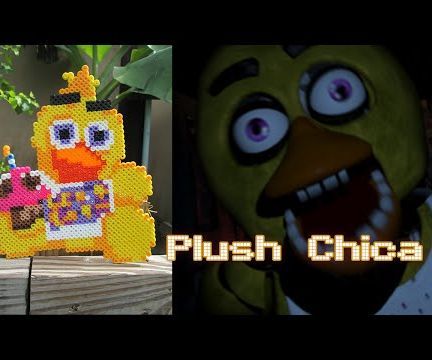 Plush Chica From FNAF | Bead Sprites (Perler/Hama Beads)