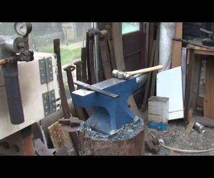 Forging a viking style axe