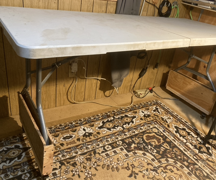 Rolling Heightened Table Shoes