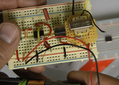 Shocking fun DC to AC / 555 circuit and storing juice in a voltage multiplier