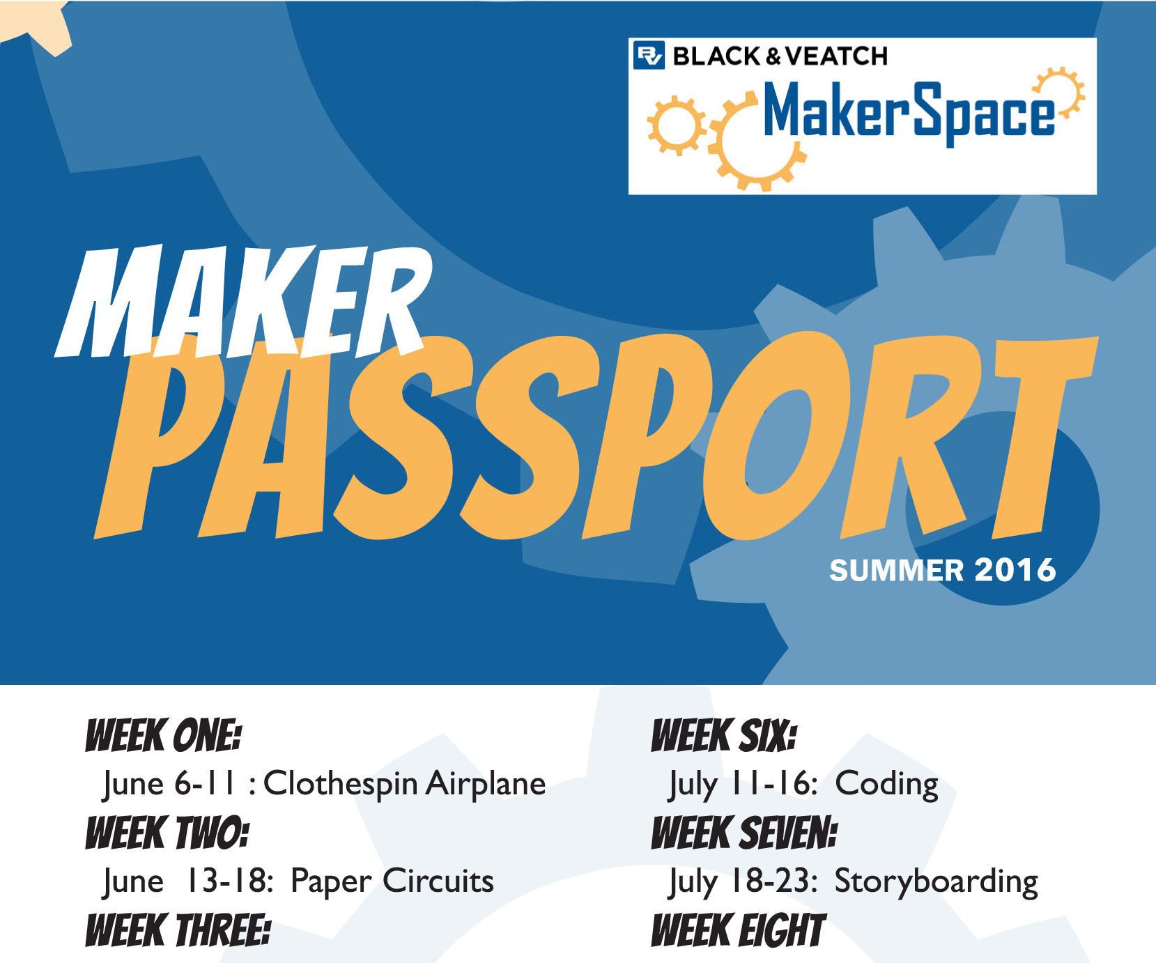 Summer Maker Passport Program 2016