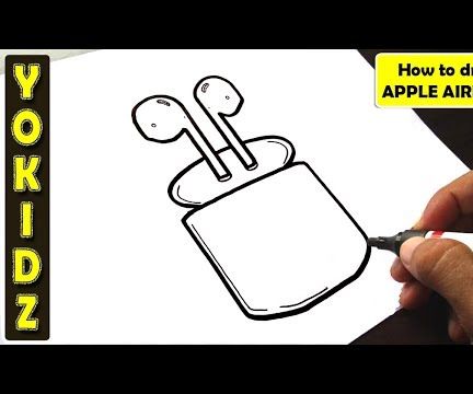 HOW TO DRAW APPLE AIRPODS