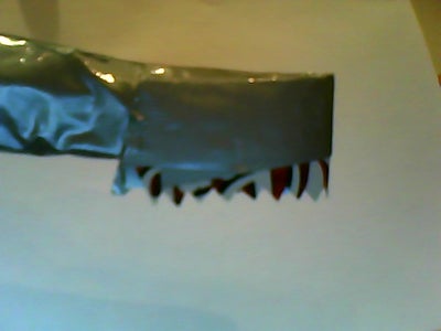 A Sarated Tearing Knife/weapon That I Made