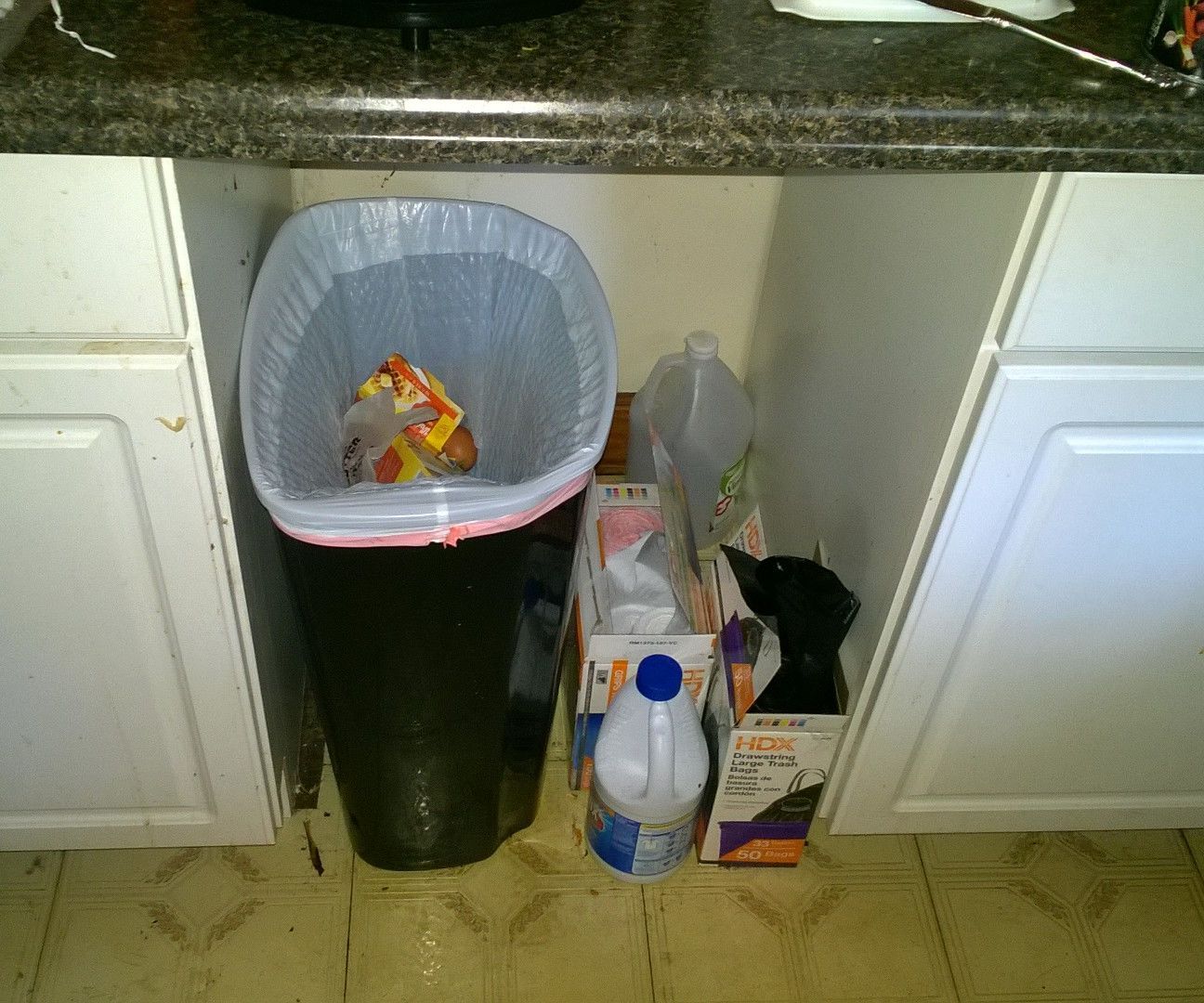 Kitchen Trash & Recycle Cart