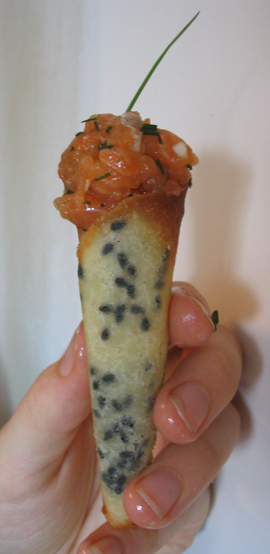 Salmon Tartare Coronets 