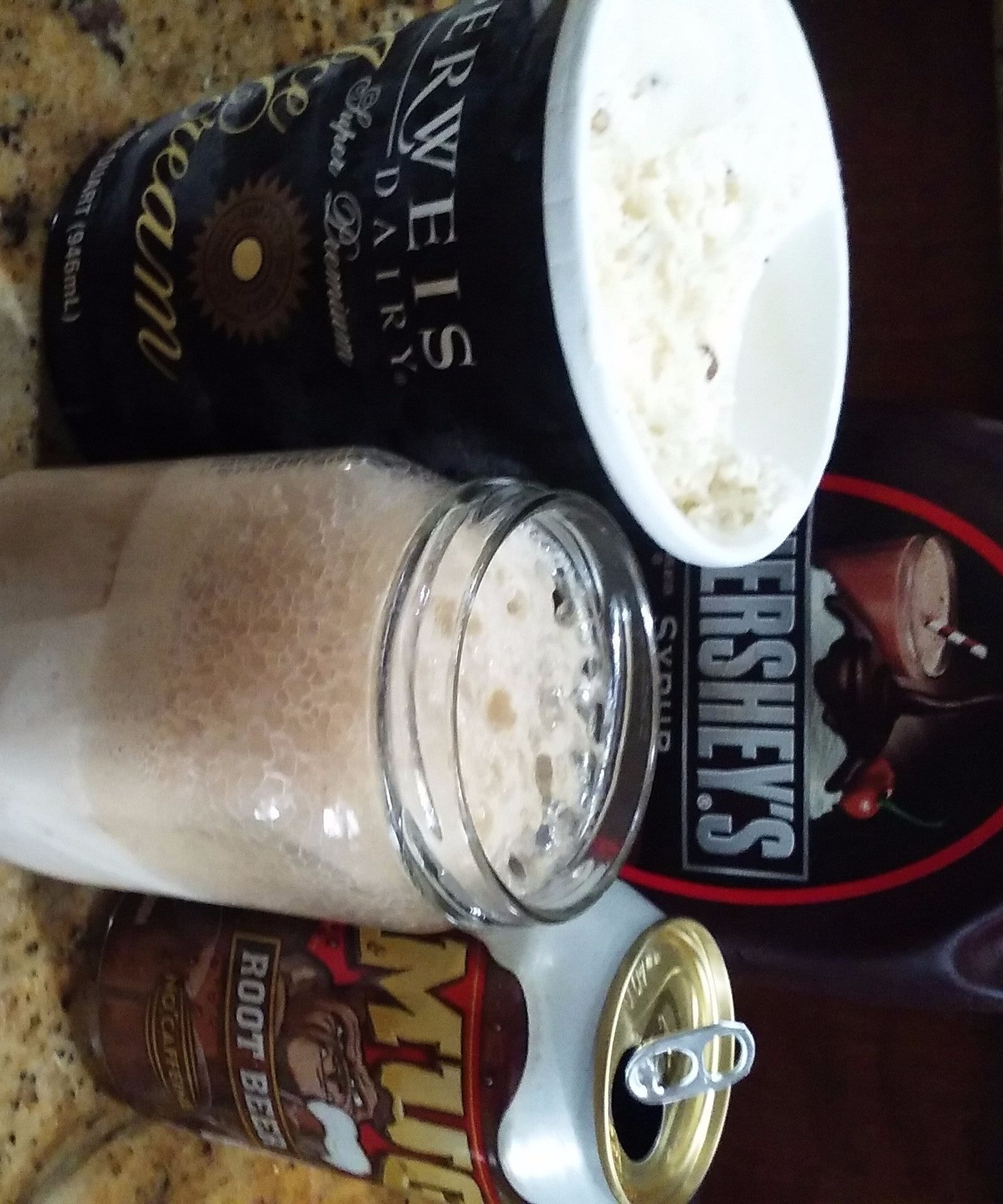 Butter Pecan RootBeer Float