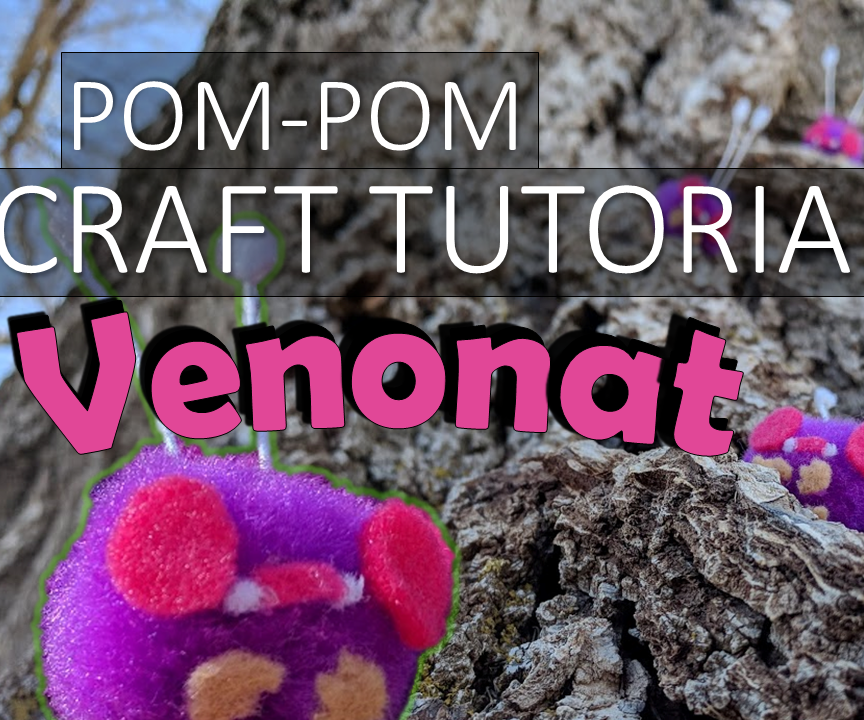 How To: Make a Pom Pom Pokemon (Venonat)