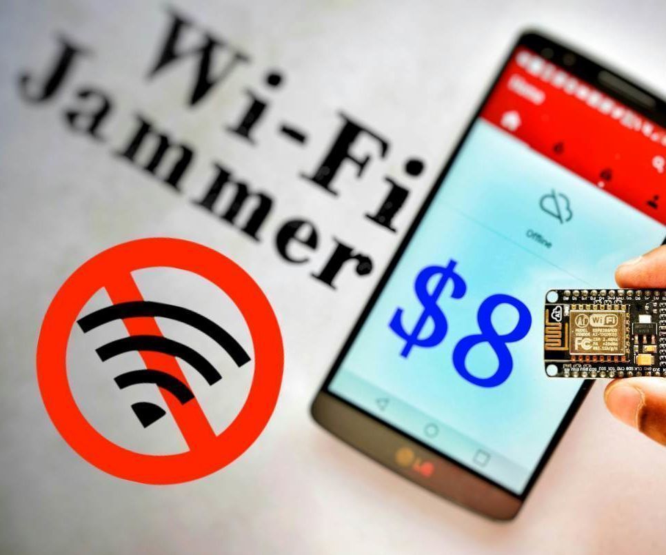 Make WiFi Jammer With ESP8266 - Hack Any WiFi Without Password!