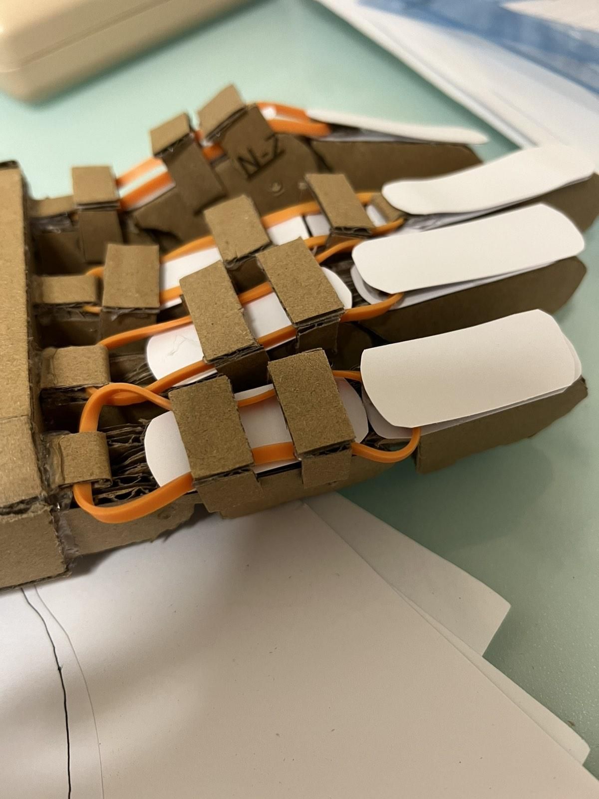 Elastic-Powered Cardboard Mechanical Hand : 7 Steps - Instructables