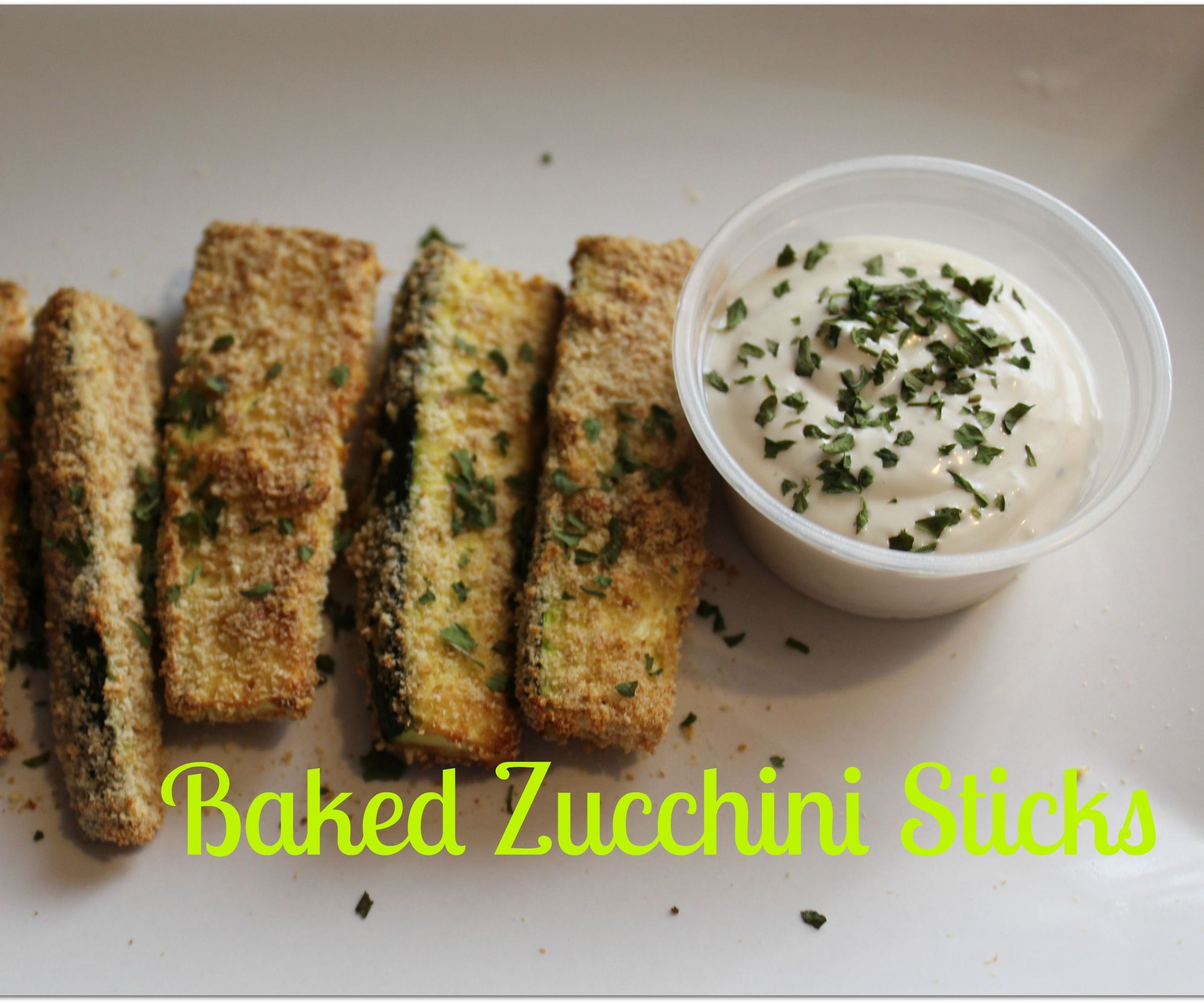 Baked Zucchini Sticks