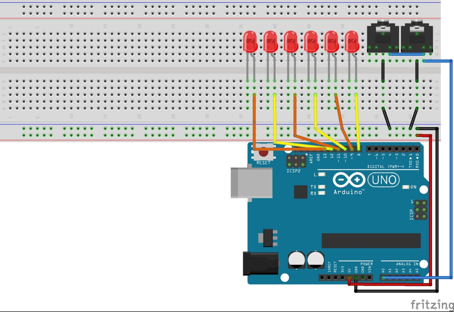 Arduino Based Visual Music Display : 4 Steps (with Pictures ...
