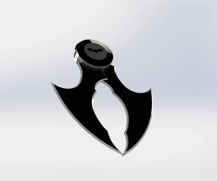 Handy Foldable Batarang-arkham- 3D model
