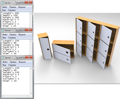 Parametric storage system