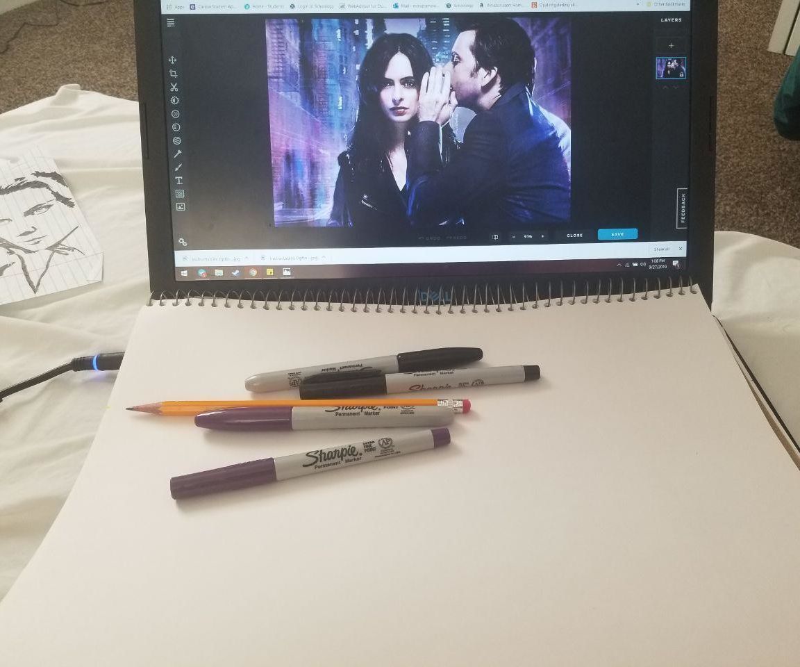Sharpie Jessica Jones