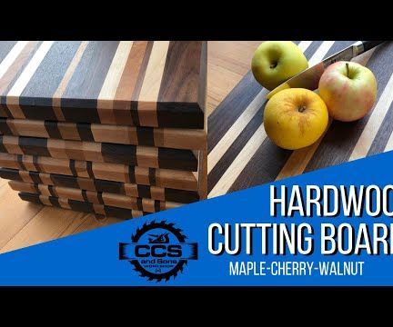 How to Make Hardwood Edge Grain Cutting Boards