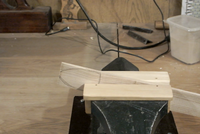 Clamp the Wood and Shape It