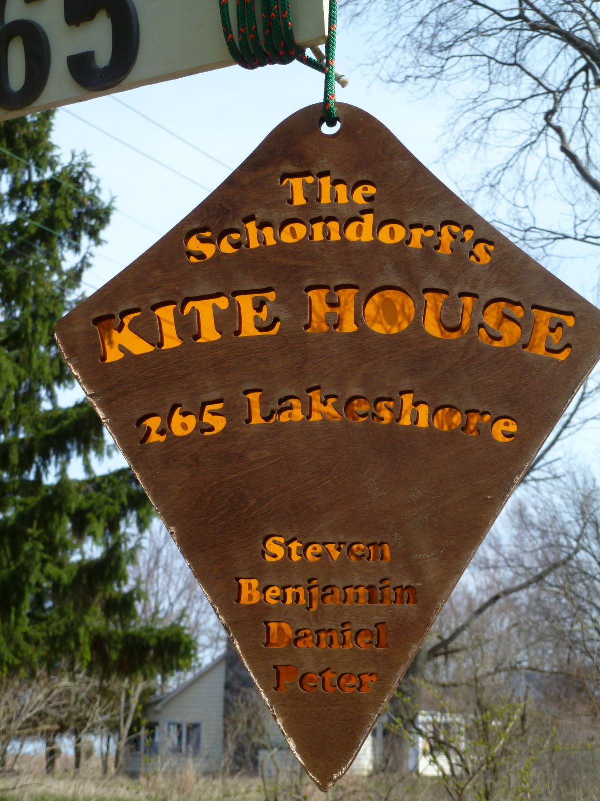 Sign for Cottage - Lit by the Sun