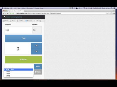 Chose the Job Number From the Drop Down Menu. 