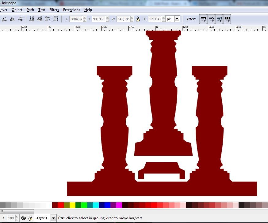 concrete garden baluster foamcut hotwire