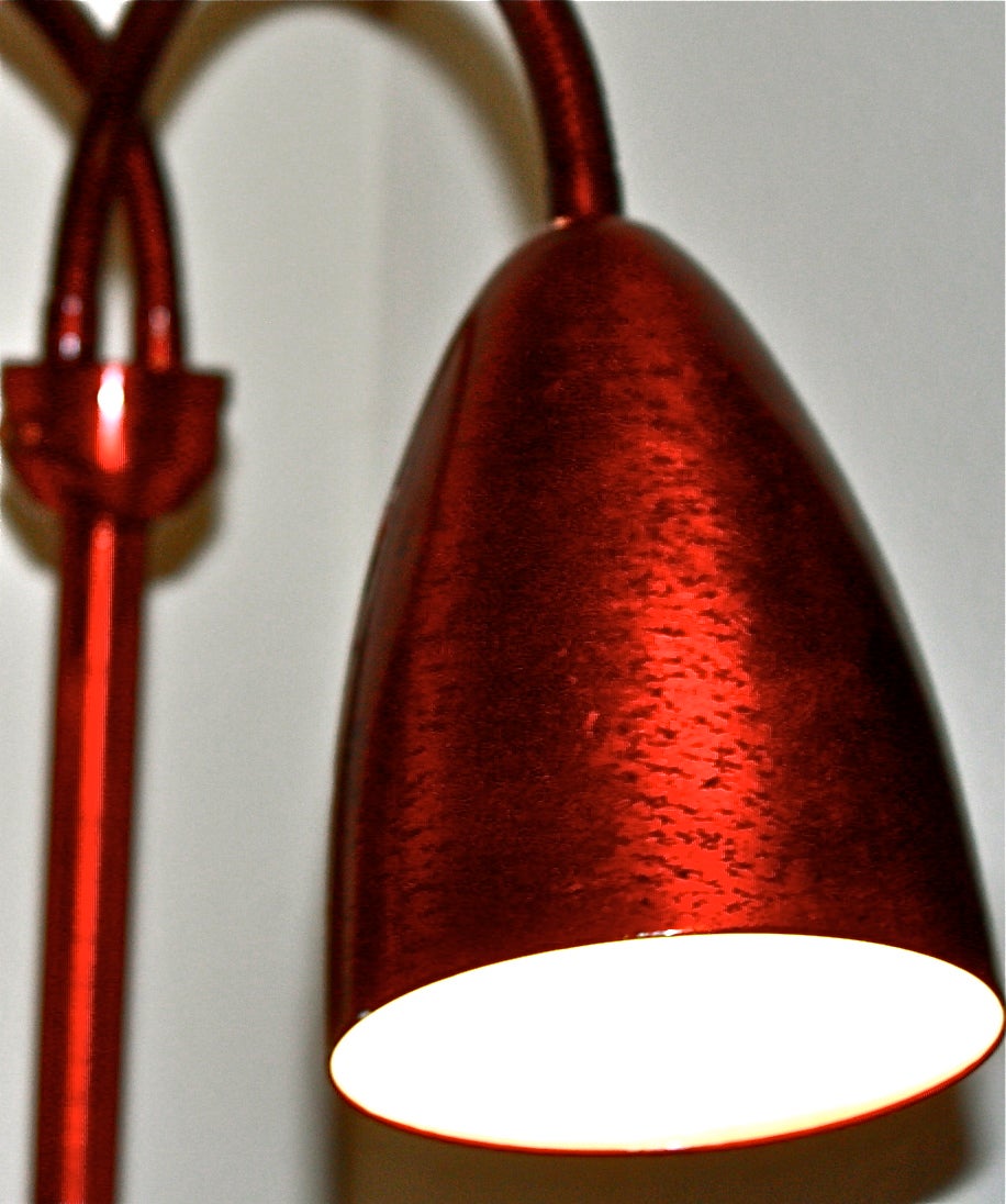 Old Brass Rusty Revived Into a Sweet Candy Coated Lamp