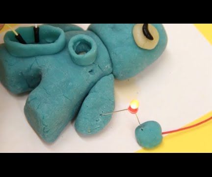 Make Your Own Little Clog Out of Conductive Dough!
