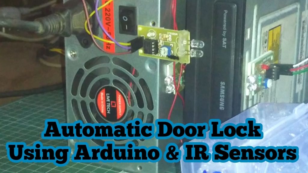 Automatic Door Lock Using Arduino and IR Sensors | Trybotics