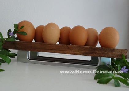 Reclaimed Wood or Pine Egg Holder