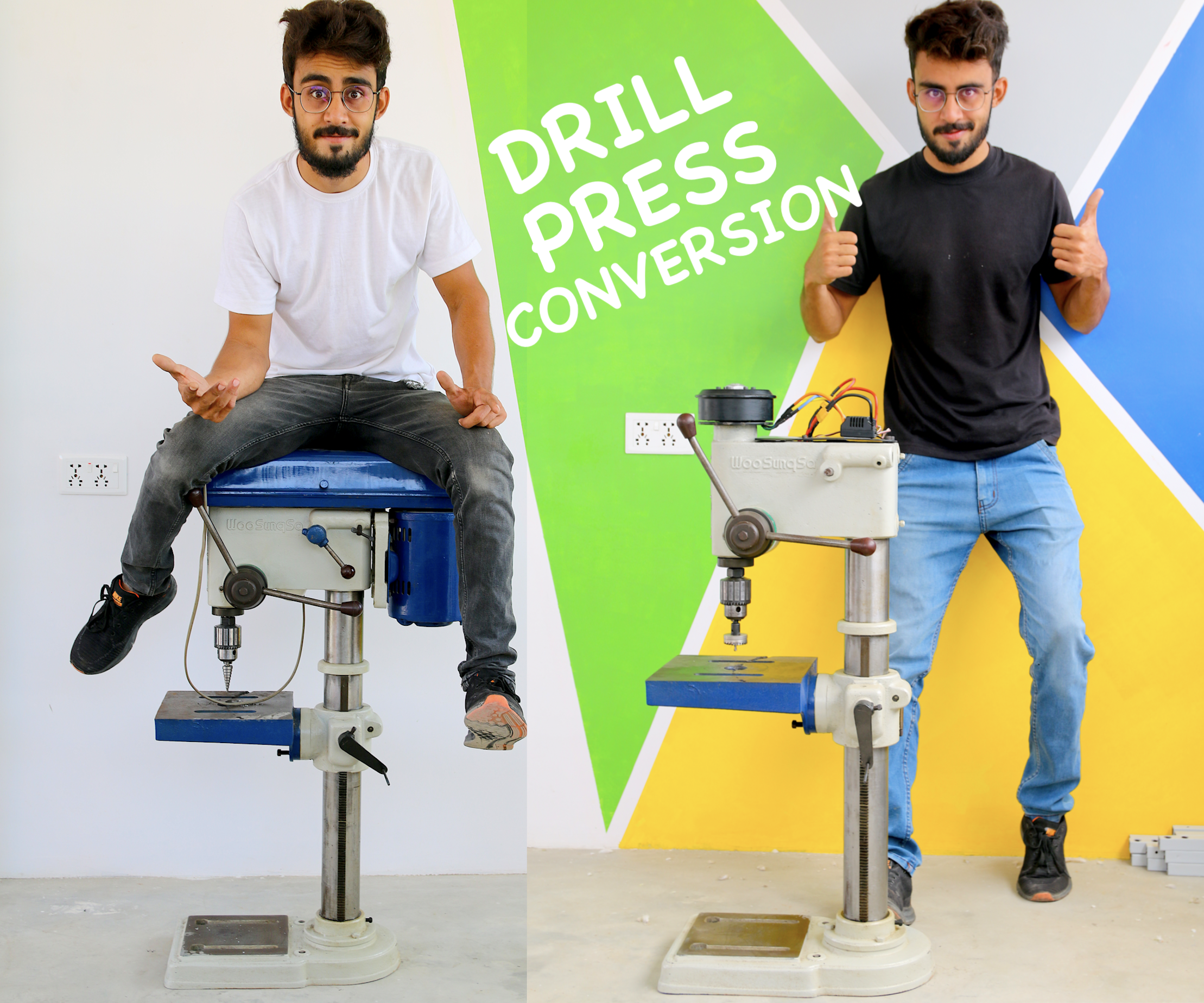 Drill Press Conversion to Brushless Setup