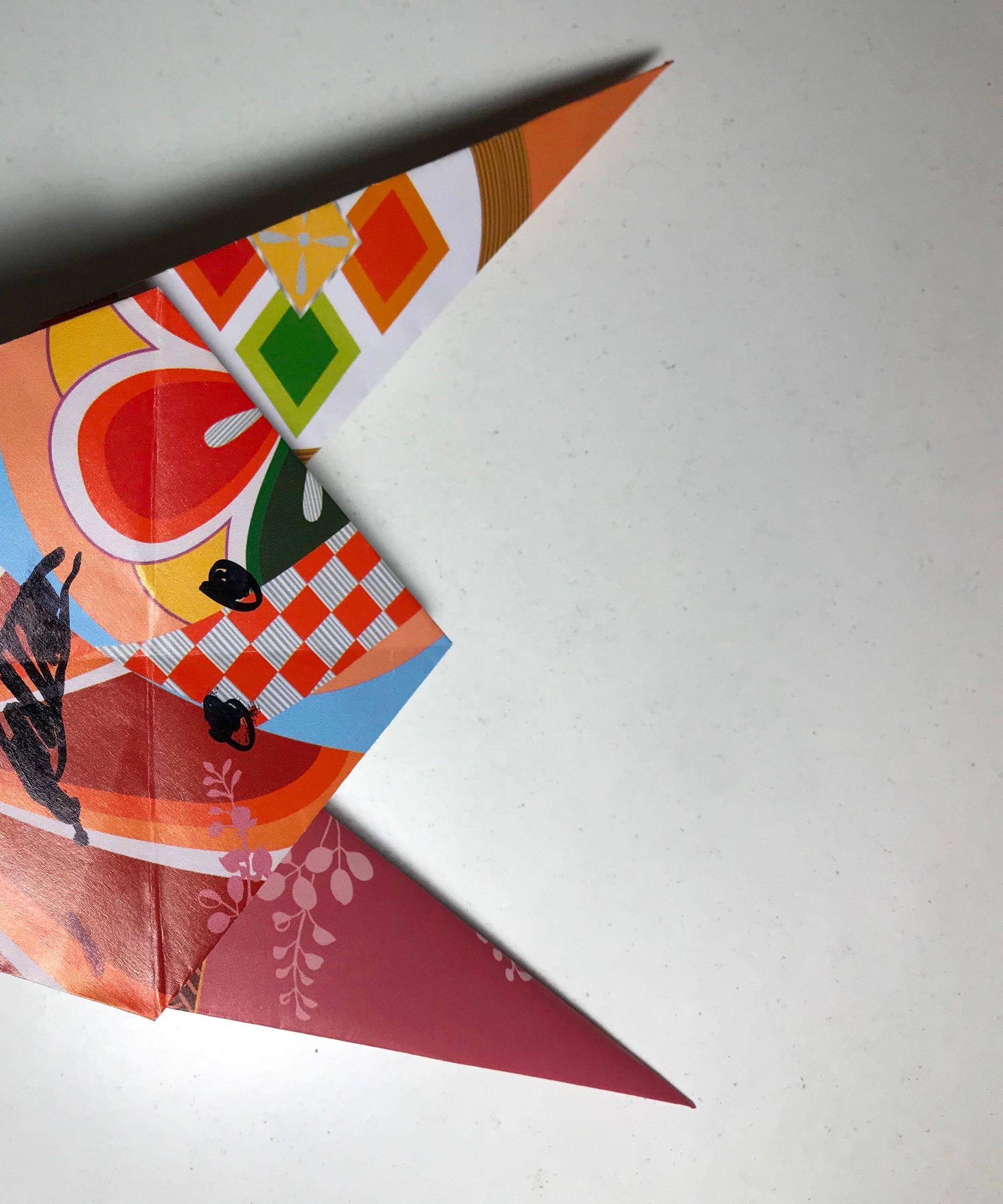 Simple Origami Oni Face