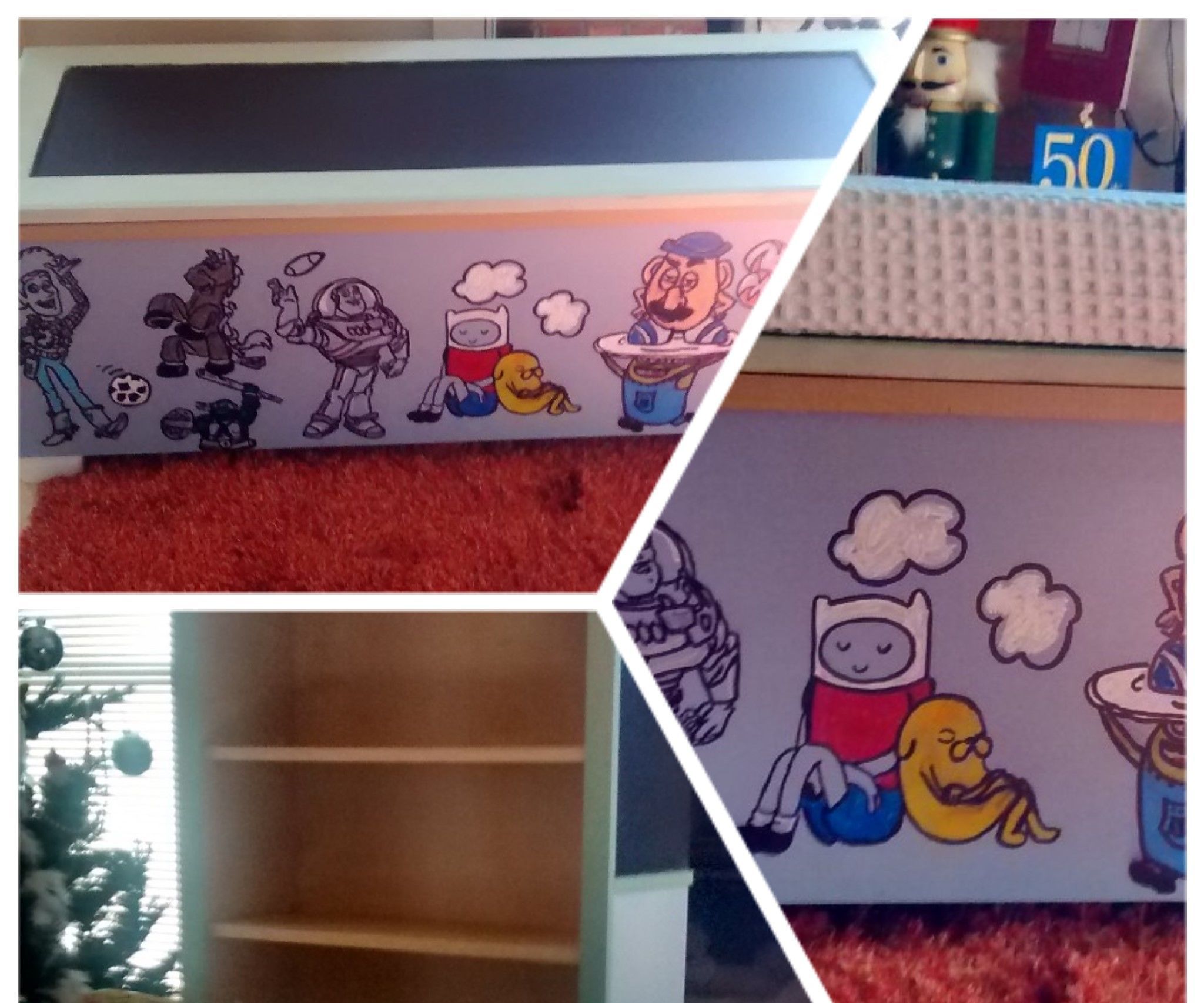 Upcycled Cabinets to Children's Treasures