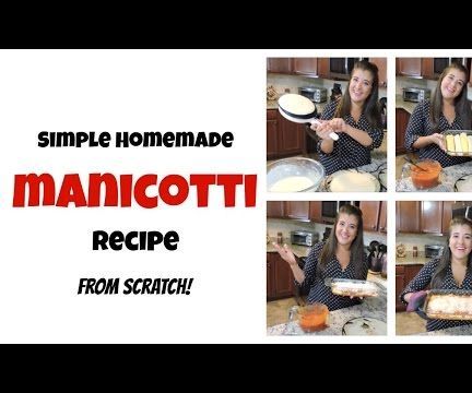 Manicotti Made From Scratch