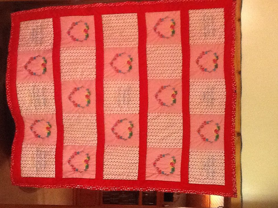 Valentines Lap Quilt