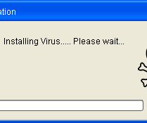 make Simple fake virus