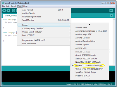 Programming the ESP8266-12E Using Arduino Software/IDE : 14 Steps ...
