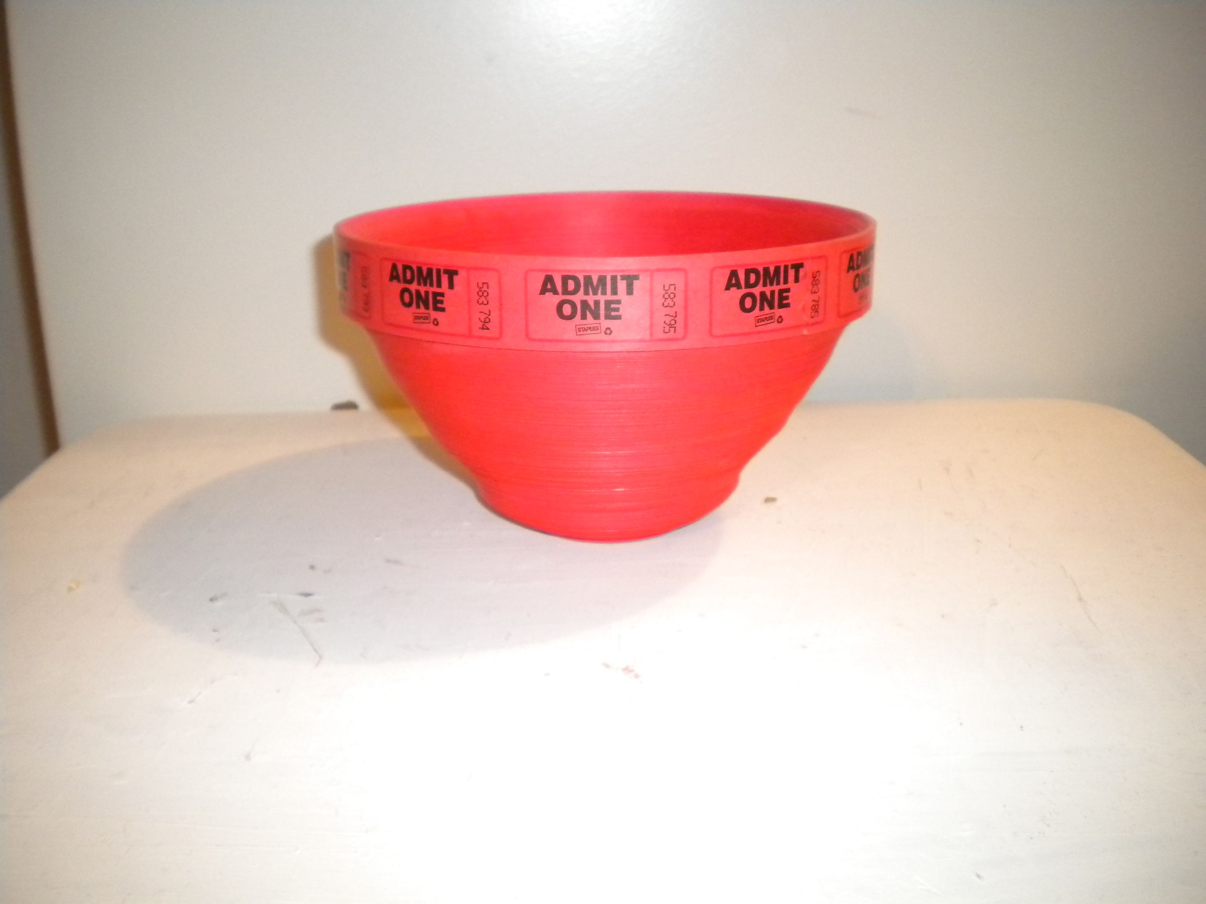 Admit One Ticket Bowl