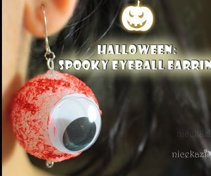 Halloween Spooky Eyeball Earrings 