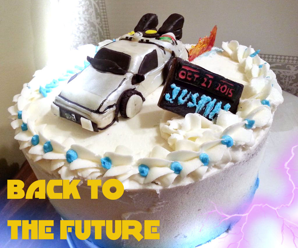 Back to the Future Cake