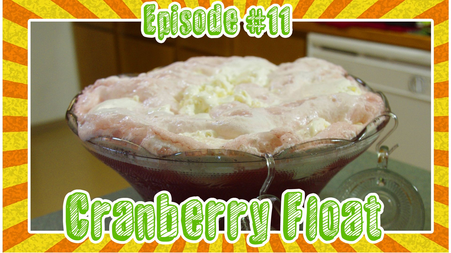 Thanksgiving Special Cranberry Float