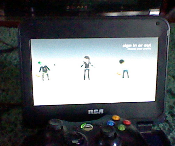 Hook up a console to a DVD player!